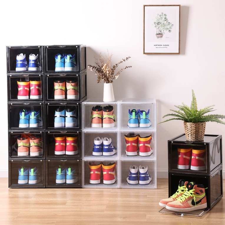 Hộp Đựng Giày Nhựa Cứng Cao Cấp Size Lớn, Box Đựng Giày, Hộp Để Giày Dép Nam Châm Lắp Ráp Tiện Lợi ( Loại Xịn ) | BigBuy360 - bigbuy360.vn