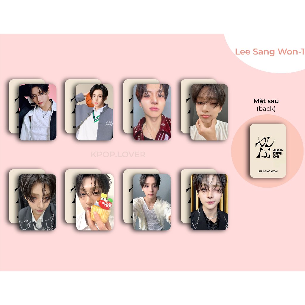SET 8 CARD BO GÓC Lee Sang Won - ALD1 ( Alpha Drive One)