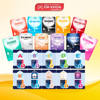  Mặt nạ FOODAHOLIC Derma Mask Dưỡng Da Cấp Ẩm 23g miếng Dr Khoa Chính Hãng 