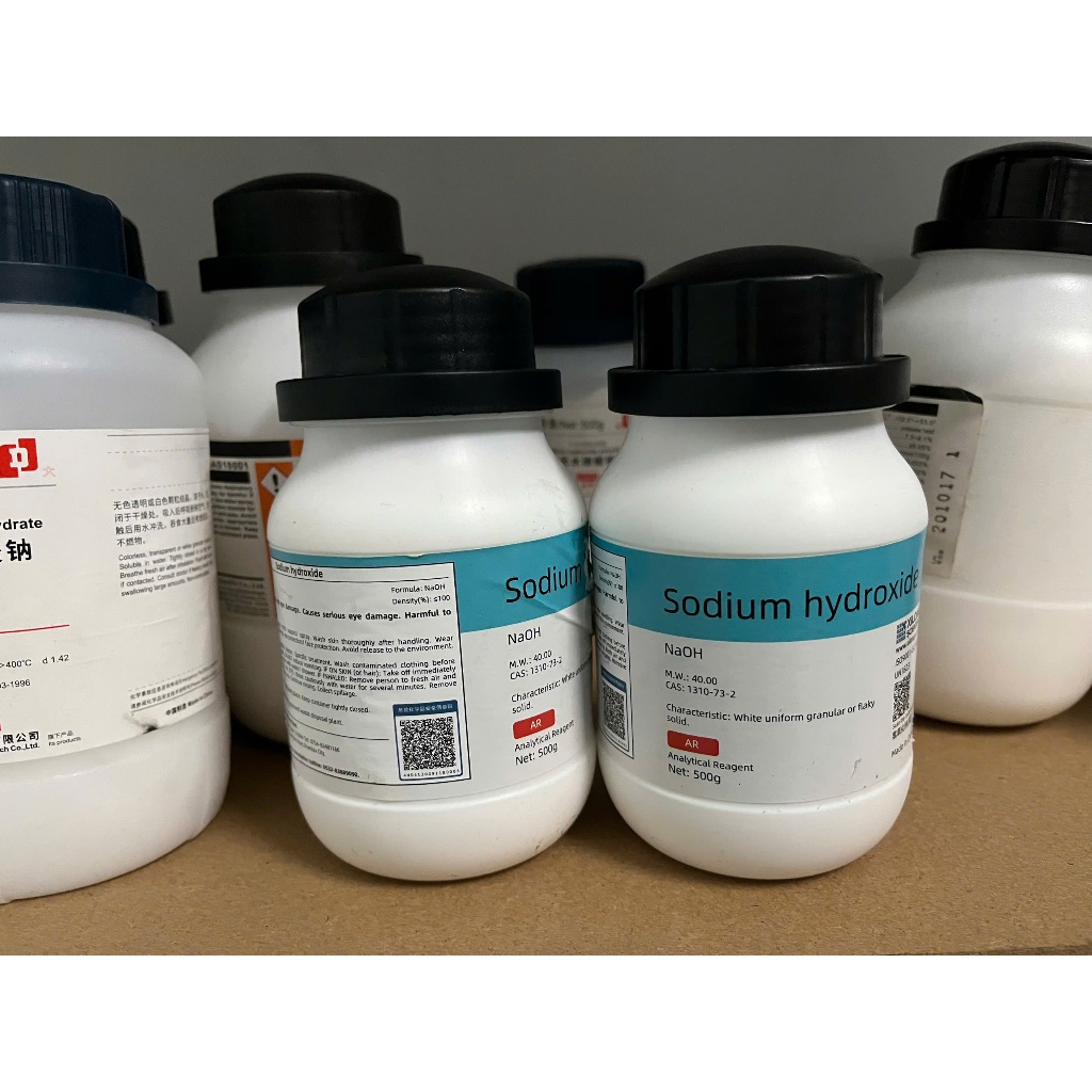 Sodium Hydroxide_NAOH_Natri hiđroxit Xút Vảy 500G