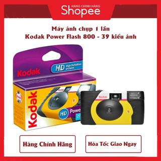 Máy ảnh chụp 1 lần Kodak Kodak Power Flash 800 - 39 kiểu ảnh - Date Tháng 2/2028