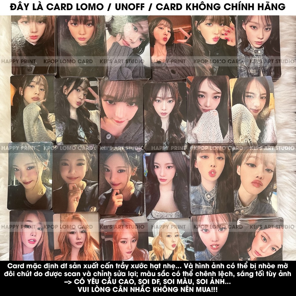 [CARD LOMO] JAPAN FANMEETING 2025 - Thẻ ảnh photocard nhóm nhạc A.E.S.P.A : Karina, Winter, Ningning