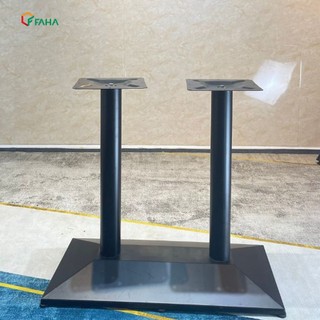 Chân Bàn Cafe Sắt Ống Đôi Đế Vồng - Cứng Cáp, Cân Bằng, Hiện Đại, 40x80x72cm, Dành Cho Quán Cafe & Nhà Hàng