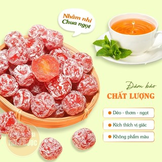 Ô mai mận cơm đỏ, ô mai mận đỏ, chua ngọt, đặc sản Hà Nội, ô mai truyền thống, món ăn vặt tuổi thơ