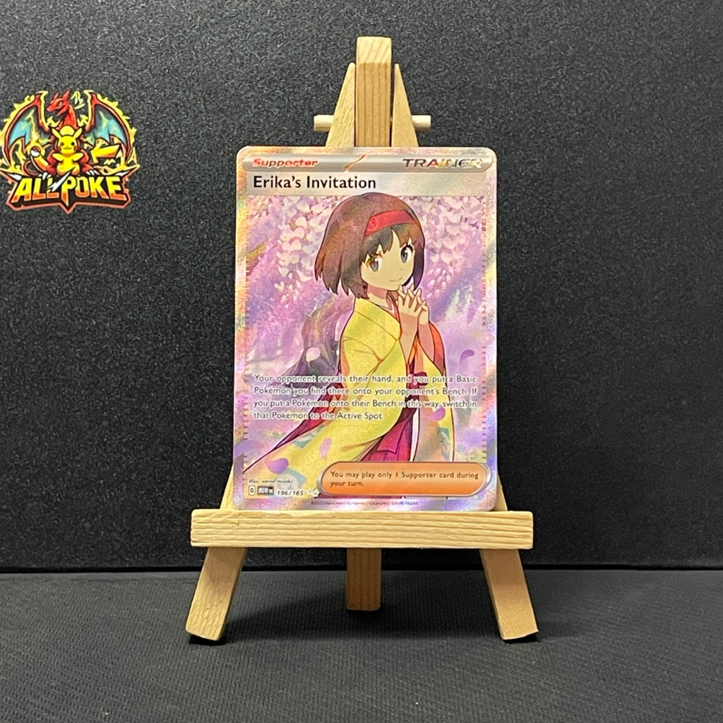 [ AllPoke ] Thẻ Bài Pokemon TCG Erika's Invitation - 196/165 -M-NM