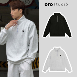  Áo Sweater Cổ Zip Cao NiWear Unisex Form Rộng Vải Nỉ 2 Da Dày Mịn Giữ Ấm Phong Cách Streetwear Basic Nam Nữ 