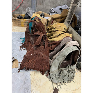da bò lộn ( suede) nhiều màu