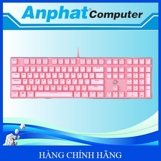 Bàn Phím Cơ Dareu EK810 Queen Pink (Brown Switch) - Hàng Chính Hãng - Bảo hành 24 tháng