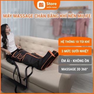 Máy massage chân nén khí hồng ngoại cao cấp, hỗ trợ trị liệu suy giãn tĩnh mạch
