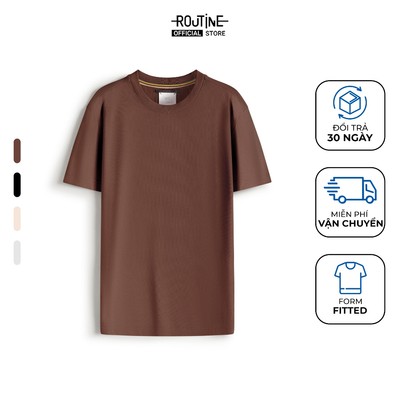 Áo Thun Tay Ngắn Vải S.Café Form Fitted - Routine 10S25TSS079