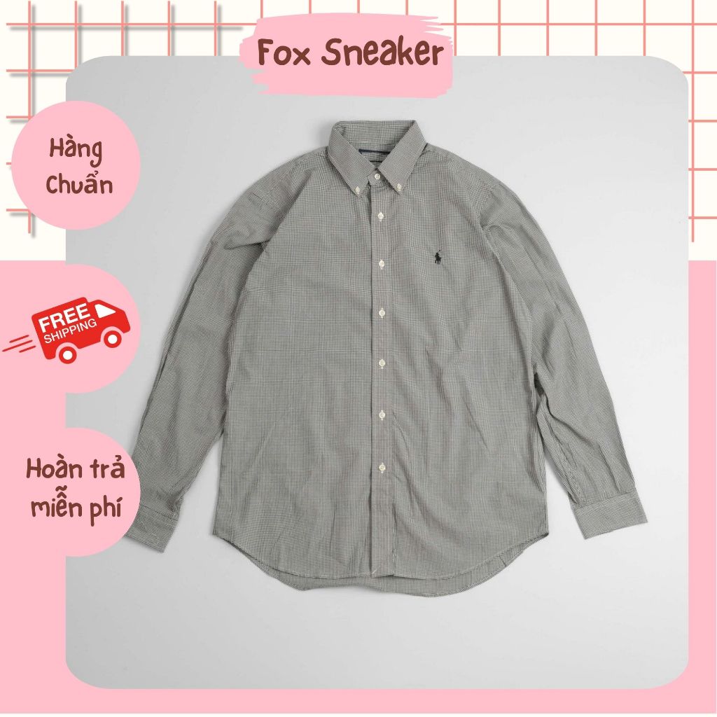 Sơ Mi Ralph Caro Đen | Fox Sneaker
