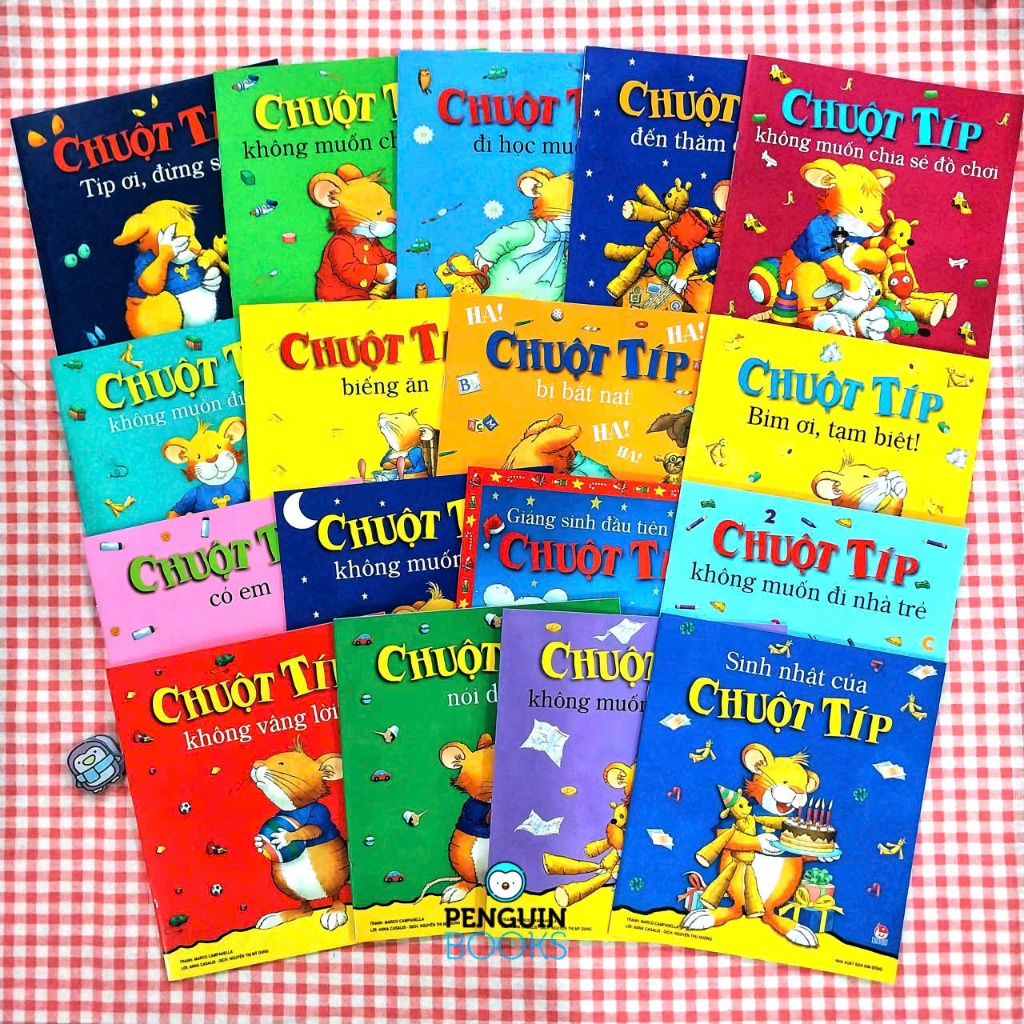Sách Tranh - Combo 17 Cuốn Chuột Tip  ( Dành Cho Lứa Tuổi 2+)
