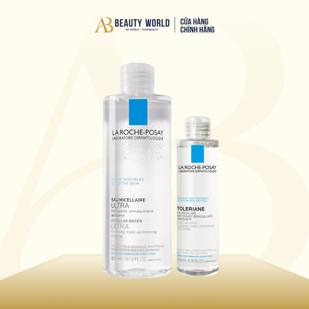 Nước Tẩy Trang Cho Da Nhạy Cảm La Roche-Posay Micellar Water Ultra Sensitive Skin AB Beauty World Sả