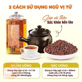 Ngũ vị tử 100g, hạt ngũ vị đỏ đẹp, nguyên chất, sạch, không lẫn tạp chất - Tổng Kho Sỉ Thảo Dược