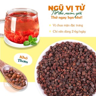Ngũ vị tử 100g, hạt ngũ vị đỏ đẹp, nguyên chất, sạch, không lẫn tạp chất - Tổng Kho Sỉ Thảo Dược