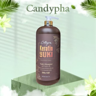   Lẻ Gội  Dầu gội xả YUKI Collagen Keratin 2000ML | Giảm Rụng Tóc Kích Mọc Tóc Phục Hồi Tóc Hư Tổn Mềm mượt 