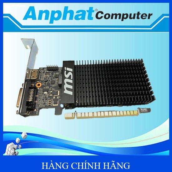 Card đồ hoạ VGA msi GT 710 1GD3H LP (NVIDIA Geforce/ 1GB/ DDR3/ 64bit) cũ - Bảo hành 3/12 tháng