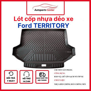  Lót cốp nhựa dẻo xe Ford Territory 2022 2023,2024,2025 2026 nhựa dẻo đàn hồi chống nước hiệu quả không mùi cao cấp 
