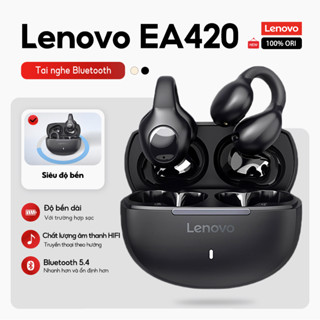 Tai nghe không dây Lenovo EA420 TWS - Thiết kế kẹp tai hình chữ U, Bluetooth 5.4, Điều khiển cảm ứng, Thời lượng pin dài