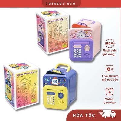 Đồ Chơi DUKA: Két Giữ Tiền Cho Bé - Thỏ Hồng/Rocket