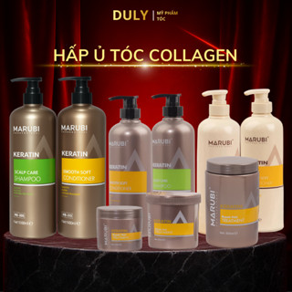  Dầu gội Kem ủ tóc Keratin Marubi dầu gội xả hấp phục hồi mượt tóc 435ml 750ml và 1000ml 