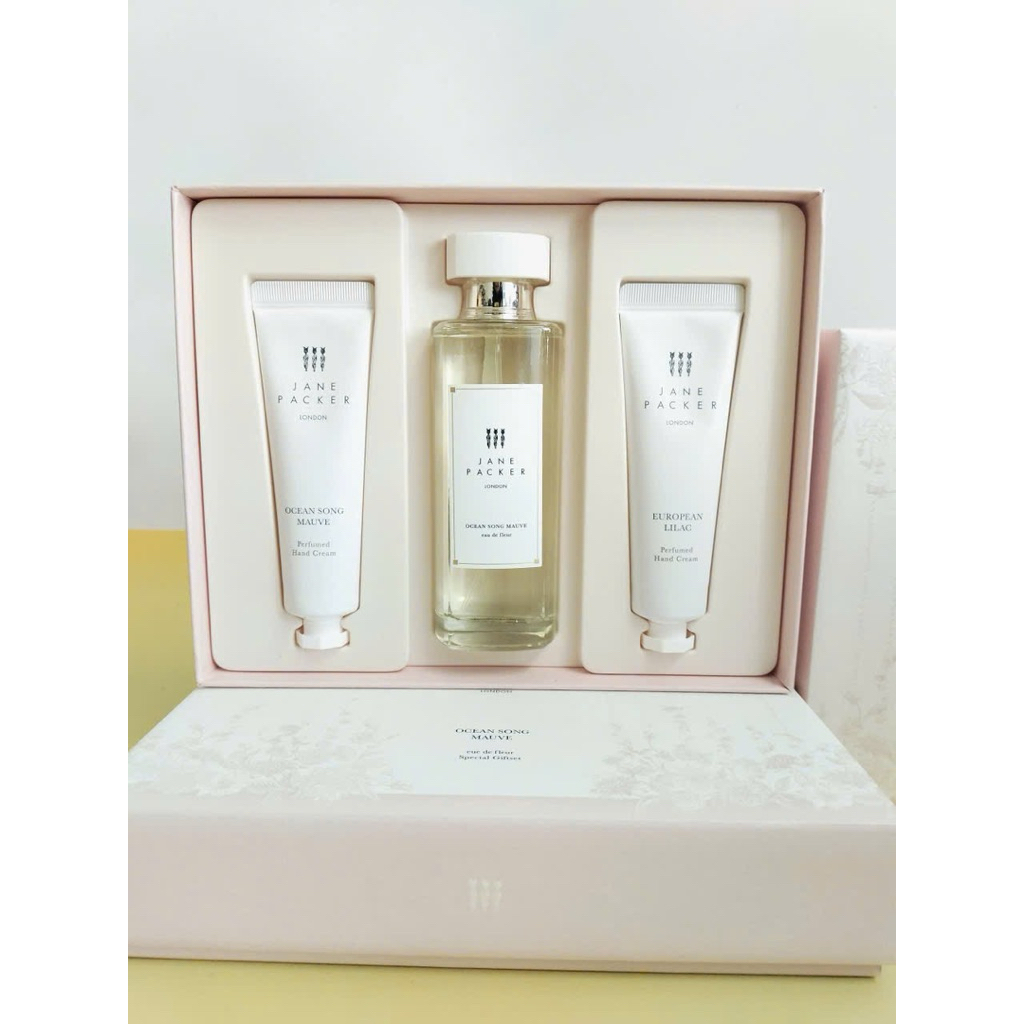 Sét Nước hoa và kem tay JANE PACKER LONDON – OCEAN SONG MAUVE