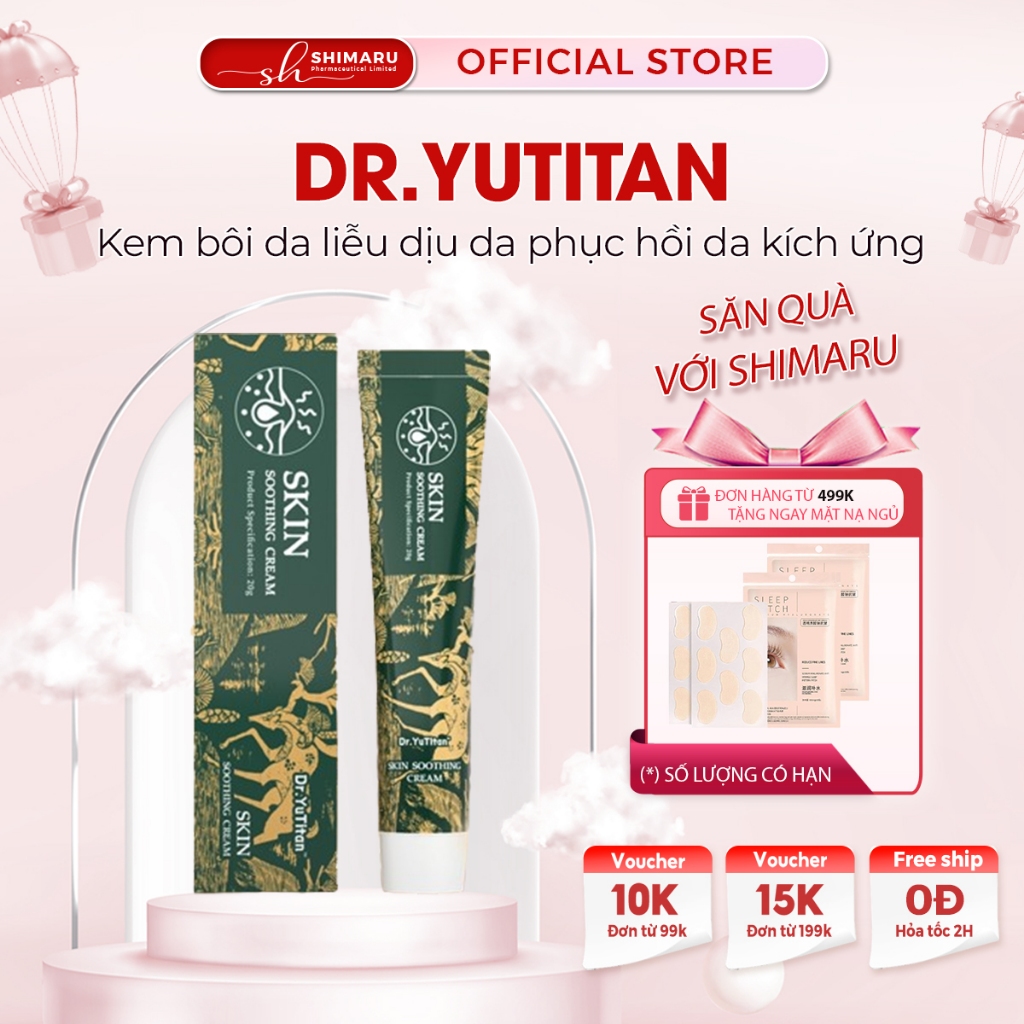 Gel Da Liễu Làm Dịu Da Kích Ứng Dr.YuTitan – Kem Dr.Yu Titan Giảm Mẩn Đỏ, Sưng Tấy, Hỗ Trợ Phục Hồi 