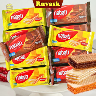   20 CÁI  Bánh Xốp Phô Mai Nabati Mix Socola Thơm Giòn - Bánh Kem Xốp Phô Mai Socola - Bánh Nabati Ruvask 