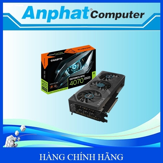 Card màn hình VGA Gigabyte GeForce RTX 4070 Super Eagle OC 12G (N407SEAGLE OC-12GD) - Hàng Chính Hãn