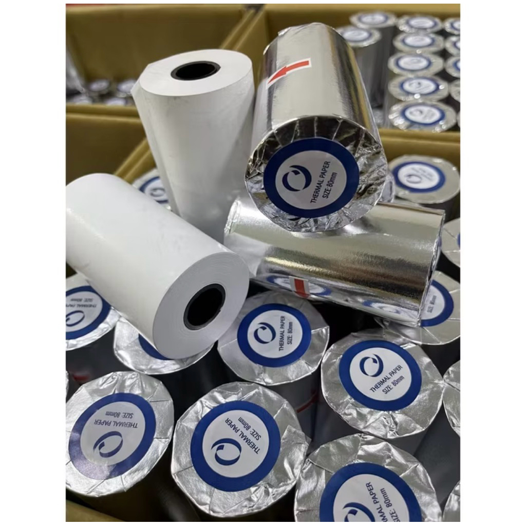 Giấy in bill giấy in nhiệt cuộn lớn giấy in hoá đơn K80x60 giấy in nhiệt origin japan