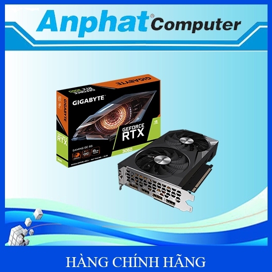Card màn hình VGA Gigabyte RTX 3060 GAMING OC 8GB (N3060GAMING OC-8GD)- Hàng Chính Hãng