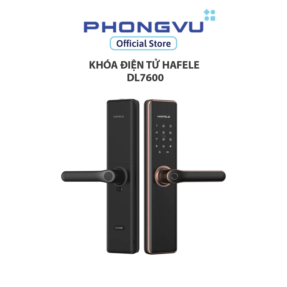 [Miễn Phí Lắp Đặt] Khóa điện tử Hafele DL7600 - Bảo hành 24 tháng