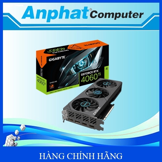 Card màn hình  VGA Gigabyte GeForce RTX 4060 Ti Eagle OC 8GB ( N406TEAGLE OC-8GD )- Hàng Chính Hãng