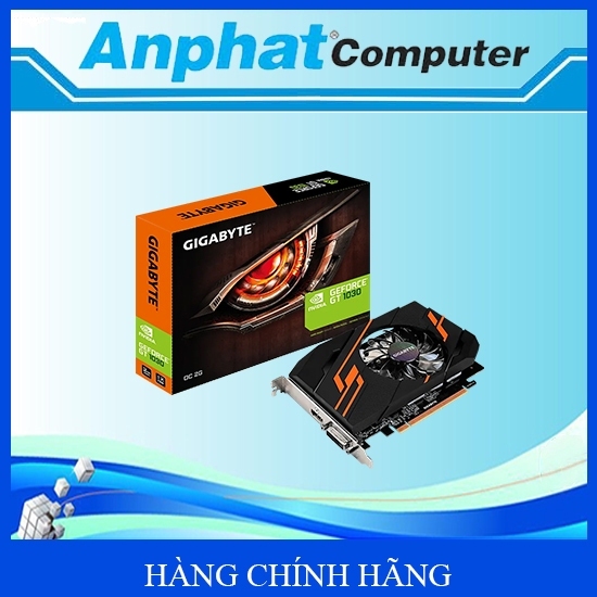 Card màn hình VGA Gigabyte GeForce GT 1030 2GB GDDR5 ( N1030OC-2GI ) – Hàng Chính Hãng