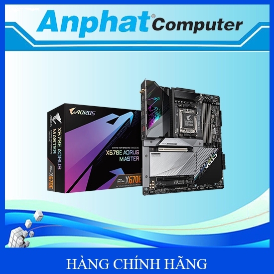 Mainboard Gigabyte X670E AORUS MASTER Socket AM5 - Hàng Chính Hãng