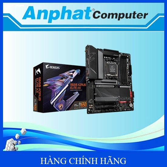 Mainboard Gigabyte B650 AORUS ELITE AX Socket AM5 - Hàng Chính Hãng