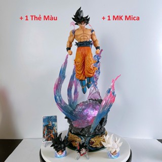  Mô hình goku vô cực 53cm 3 đầu thay thế hiệu ứng cực đẹp + Chibi + Mô hình Mica  Ongchumohinh -MH238 
