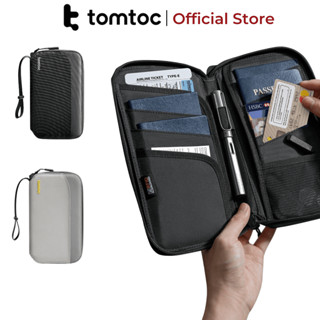  Ví đựng passport Tomtoc Passport Holder thiết kế nhỏ gọn chính hãng nhiều ngăn đựng thẻ giấy tờ 
