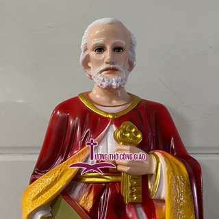 Tượng Thánh PhêRô (Thánh Phê rô) 50cm composite cao cấp