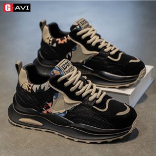 Giày Sneaker Nam, Giày Thể Thao Nam Tăng Chiều Cao Đến 6cm Cá Tính Chính Hãng TKT STORE Size 666 Avi, 099