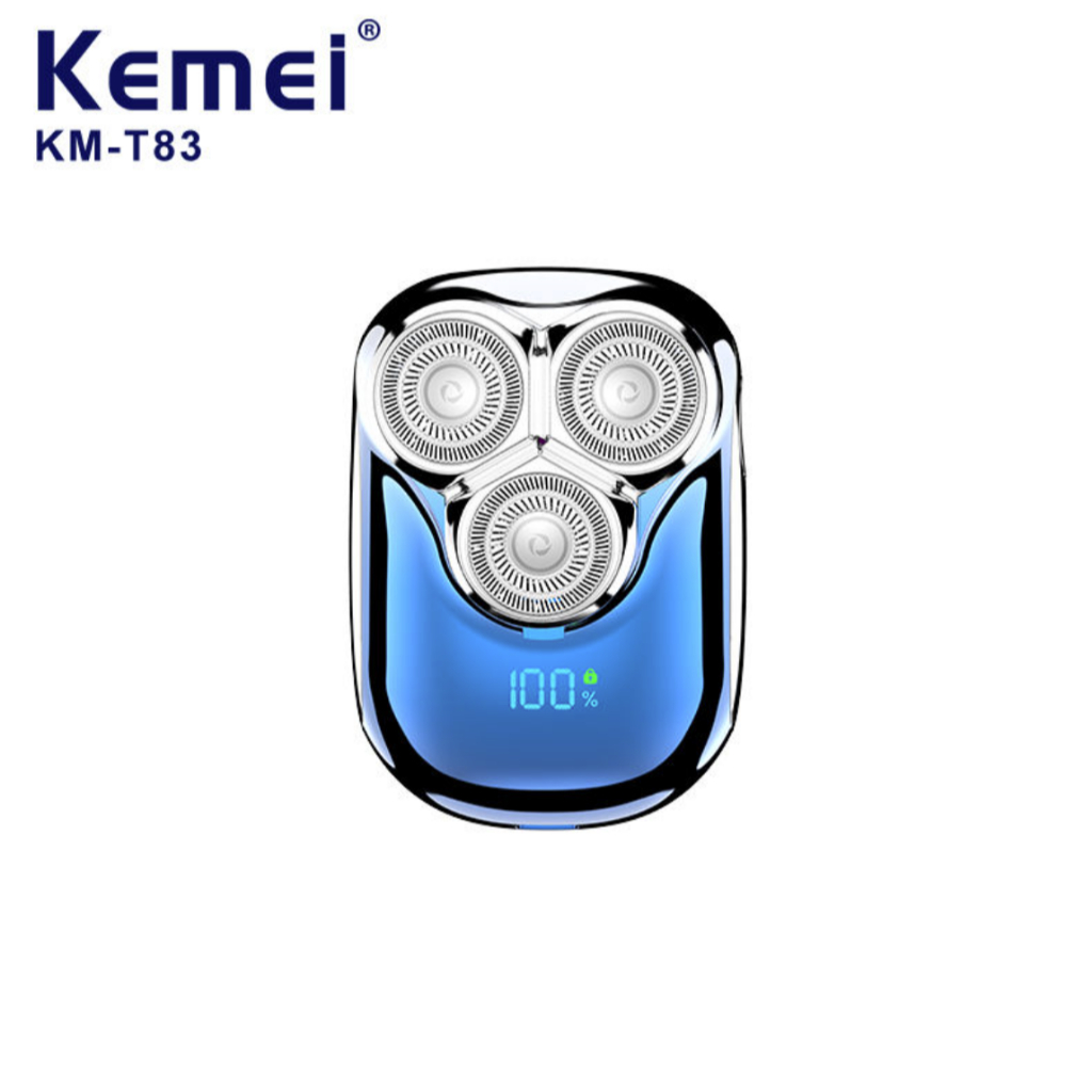 Máy Cạo Râu Lưỡi Nổi 3D Có Công Nghệ Chống Nước IPX5 Kemei Km T83