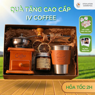 [HỎA TỐC 2H] Set Quà Tặng Sinh Nhật IV COFFEE– Hộp Quà Cà Phê Cao Cấp, Sang Trọng, Ý Nghĩa Tặng Bạn Nam,Người Thương
