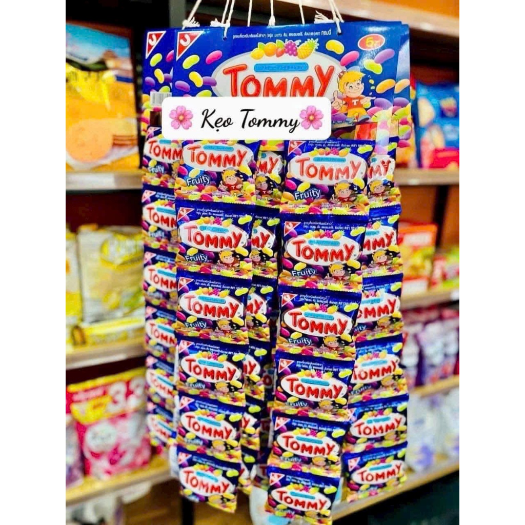 Kẹo dẻo Tommy Thái Lan 77k/ dây 12 gói