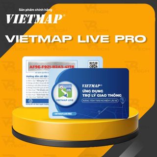  Thẻ Vietmap Livepro 2025 cảnh báo tốc độ phạt nguội dùng cho điện thoại android box màn hình ô tô 