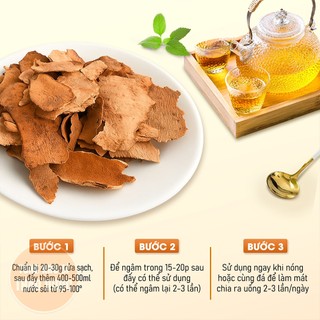 Thổ phục linh sấy khô 100g, củ khúc khắc đỏ, thái lát mỏng, thơm, đẹp - Tổng Kho Sỉ Thảo Dược