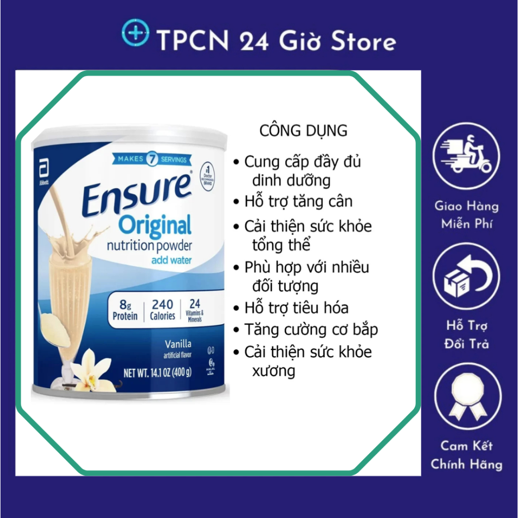 Sữa bột Ensure Original Mỹ (400g)