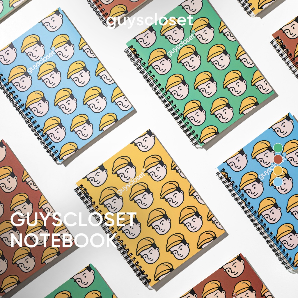 Sổ Lò Xo Khổ A5 Guyscloset Notebook - Sổ Gáy Lò Xo 120 trang - BST Sổ Bốn Mùa Xuân Hạ Thu Đông