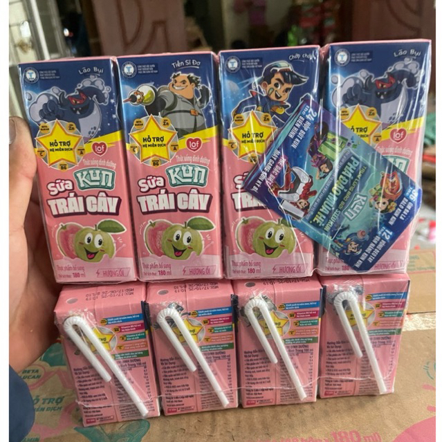 Sữa Kun trái cây vị Ổi { mới } 110ml/180ml