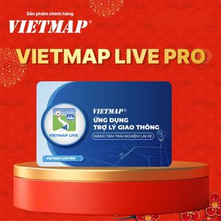 Thẻ Vietmap Live Pro New 1 năm, Cảnh Báo Camera Phạt Nguội, Tốc Độ Trên Ô tô, Điện Thoại