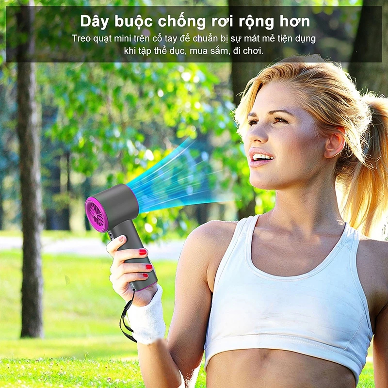 ❄️Quạt Di Động Có Thể Sạc Lại - màn hình LED hiển thị Tốc Độ Gió 100 Cấp, Làm Mát Nhanh Quạt làm mát | BigBuy360 - bigbuy360.vn